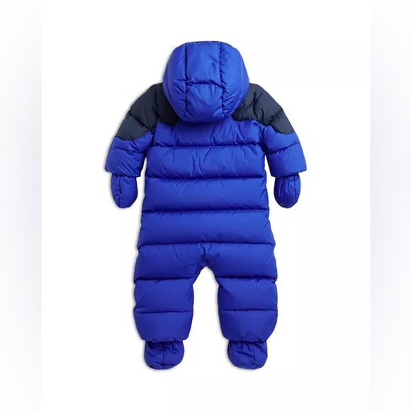 NWT POLO RALPH LAUREN BABY WATER-REPELLENT DOWN HOODED BUNTING - Picture 11 of 13